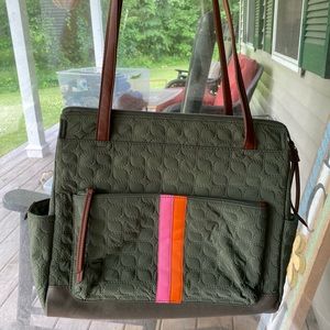 FOSSIL Jenna Fabric Shopper Tote
